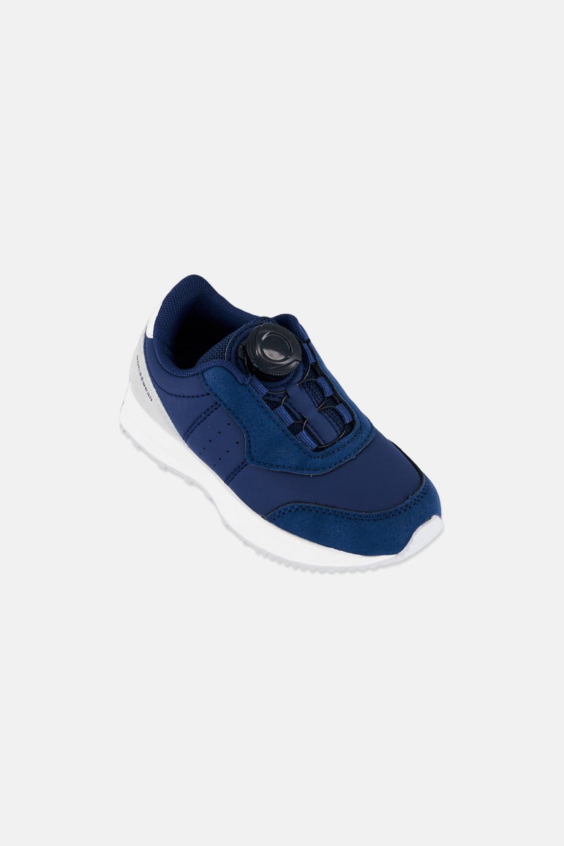 Rocawear أحذية لربط الأطفال الأولاد بشعار العلامة التجارية، Navy - Image 1