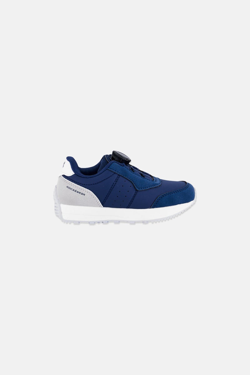 Rocawear أحذية لربط الأطفال الأولاد بشعار العلامة التجارية، Navy - Image 2
