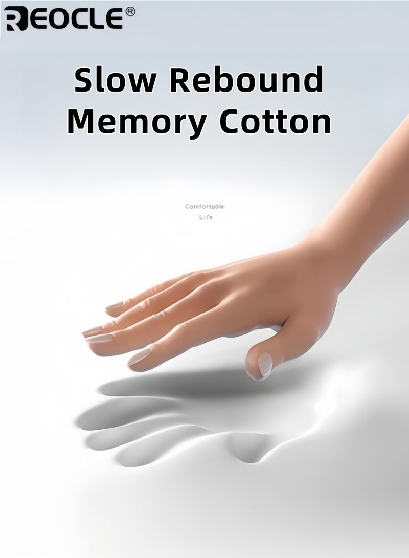 REOCLE Massage Pillow with Heat and Vibration Pillow Traction Massager Comfort Sleeper Pillow Massage for Neck Pain Relief Muscle Soreness and Tension - Image 5