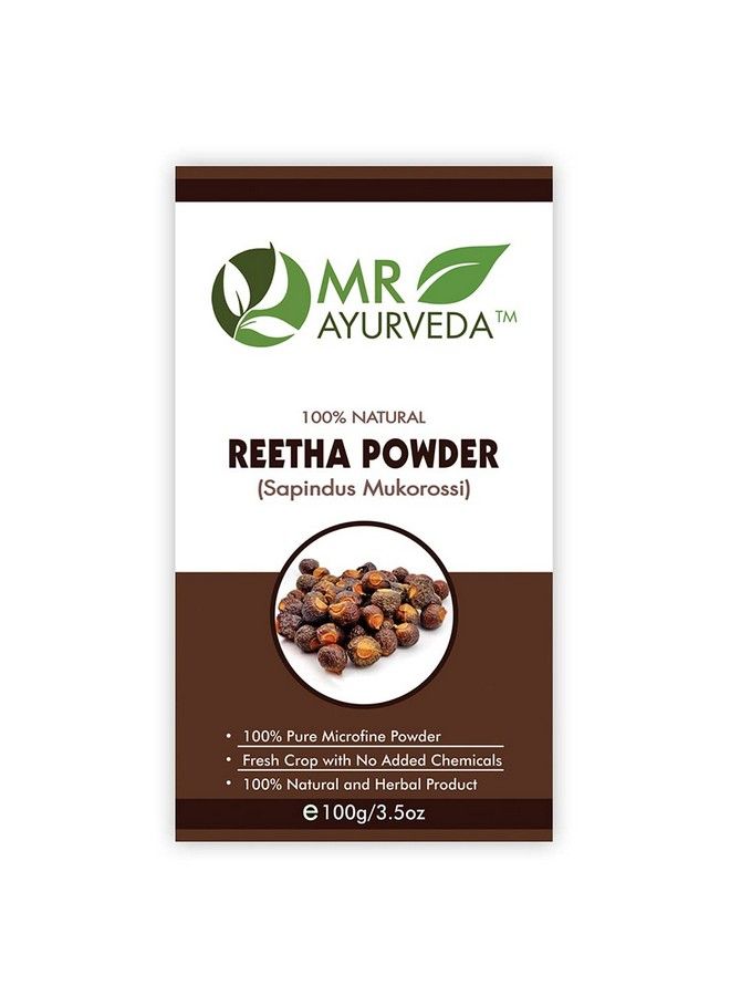 MR Ayurveda باقة كومبو من مسحوق البهرينجراج ومسحوق الريثا للشعر (100 جرام لكل منهما) - Image 4