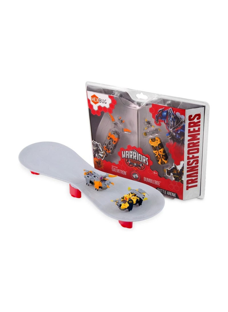 Hex Bug Transformers Bumblebee Vs Decepticon Galvatron: Hexbug Warriors Battle Arena  - Image 1