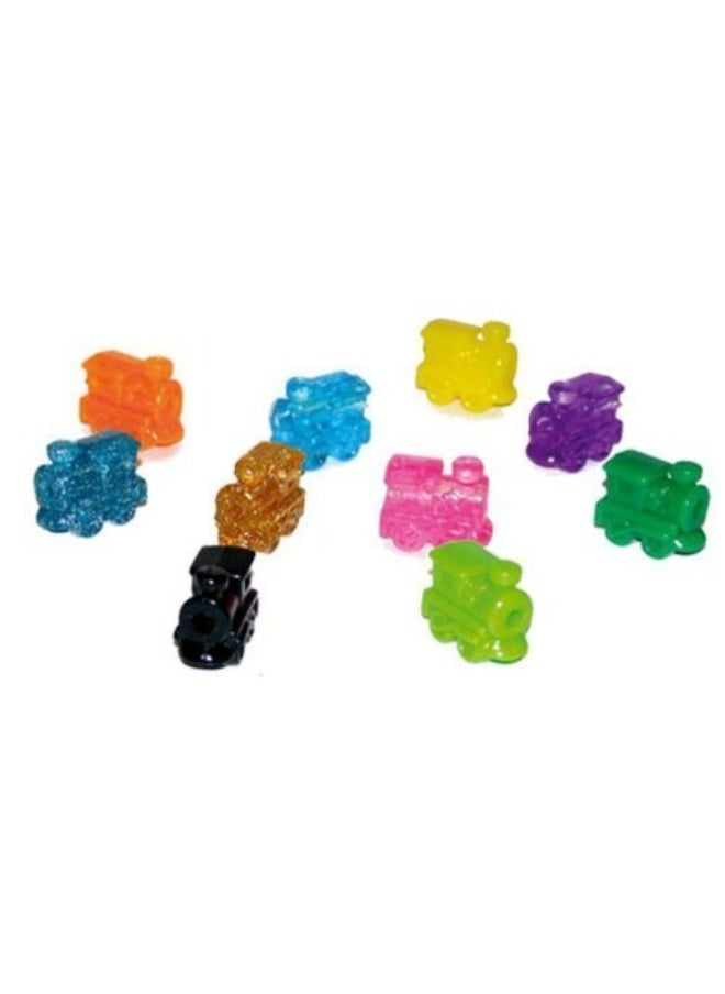 CHH 10 Piece Domino Train Markers (Random colors)  - Image 1