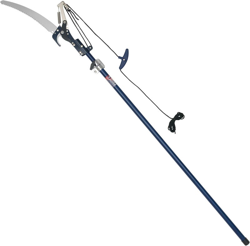 Spear  Jackson 4930FZ Razorsharp Telescopic Tree Pruner, Extendable Pole Handle for Removing High Branches, Sharp Saw Blade for Cutting Thick Limbs and Powerful Pull Cord Lopper for Light Trimming - Image 1