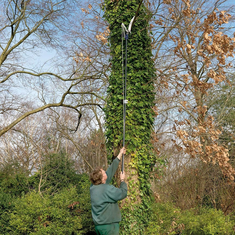 Spear  Jackson 4930FZ Razorsharp Telescopic Tree Pruner, Extendable Pole Handle for Removing High Branches, Sharp Saw Blade for Cutting Thick Limbs and Powerful Pull Cord Lopper for Light Trimming - Image 2