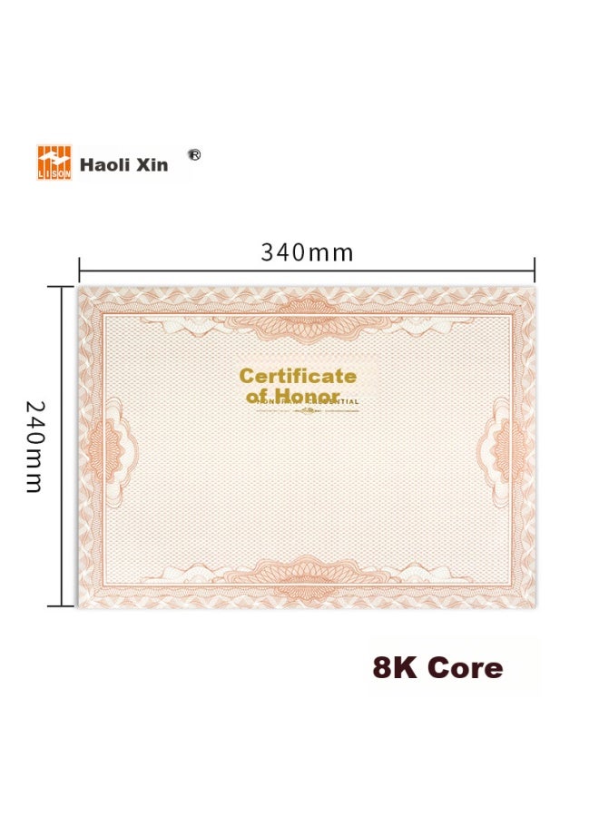 LISON K Honor Certificate Inner Core Inner Page 20 Sheets Pack Award Certificate Inner Core School Business Commendation Certificate Printable A4 Paper Inner Page Excluding Shell 5902 - Image 3