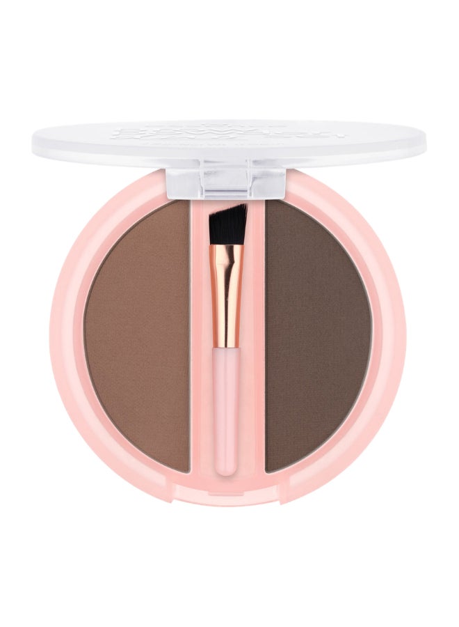 Essence Brow Powder Duo Set | No. 02 Brown | Natural Defining Eyebrows | Vegan | Microplastic Free | Nanoparticles Free | Perfume Free | Pack of 1 (1.8g) Medium - Image 2
