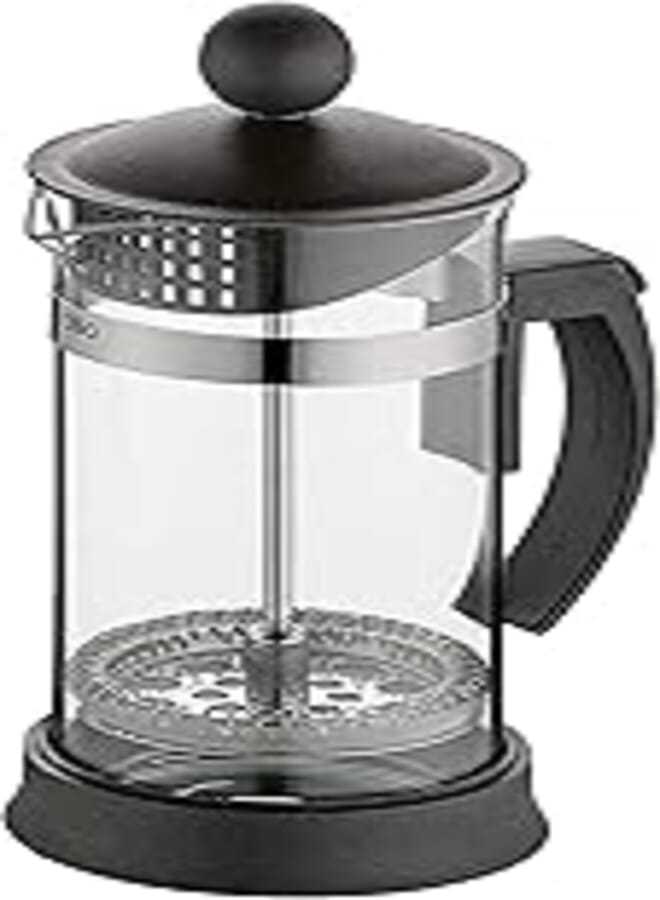 Cilio Cilio Mariella Glass French Press with Stainless Plunger and Filter System, 12-Ounce 
