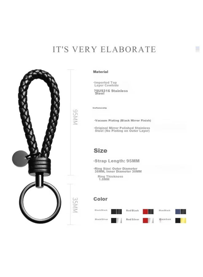 Laiben Knitted Car Key Chain, Men's And Women's Key Pendant, High-quality Creative Gift - Image 4