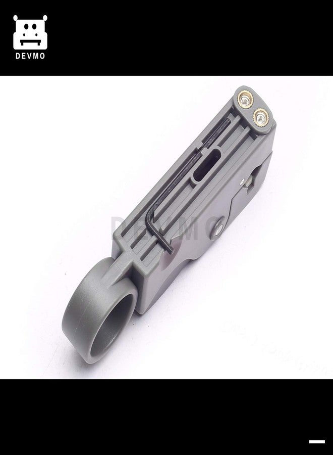 DEVMO Cable Stripper Coaxial Wire Coax Stripping Tool RG6 RG11 RG58 RG59 Universal - Image 3