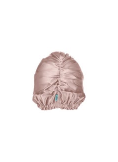 BRIGHTLY LABS Silk Turbans for Women, Silk Bonnet for Sleeping, Turban Head Wraps Twisted Turban Headwrap, Sleeping Cap, Soft Pink, 100% Mulberry Silk, 22 Momme, one size  - Image 2