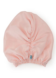 BRIGHTLY LABS Silk Turbans for Women, Silk Bonnet for Sleeping, Turban Head Wraps Twisted Turban Headwrap, Sleeping Cap, Soft Pink, 100% Mulberry Silk, 22 Momme, one size  - Image 4