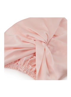 BRIGHTLY LABS Silk Turbans for Women, Silk Bonnet for Sleeping, Turban Head Wraps Twisted Turban Headwrap, Sleeping Cap, Soft Pink, 100% Mulberry Silk, 22 Momme, one size  - Image 5