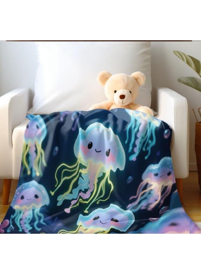 general Baby and children's cartoon flannel thin blanket (warm and comfortable, suitable for sleep, game use) 70cm*100cm - Image 3
