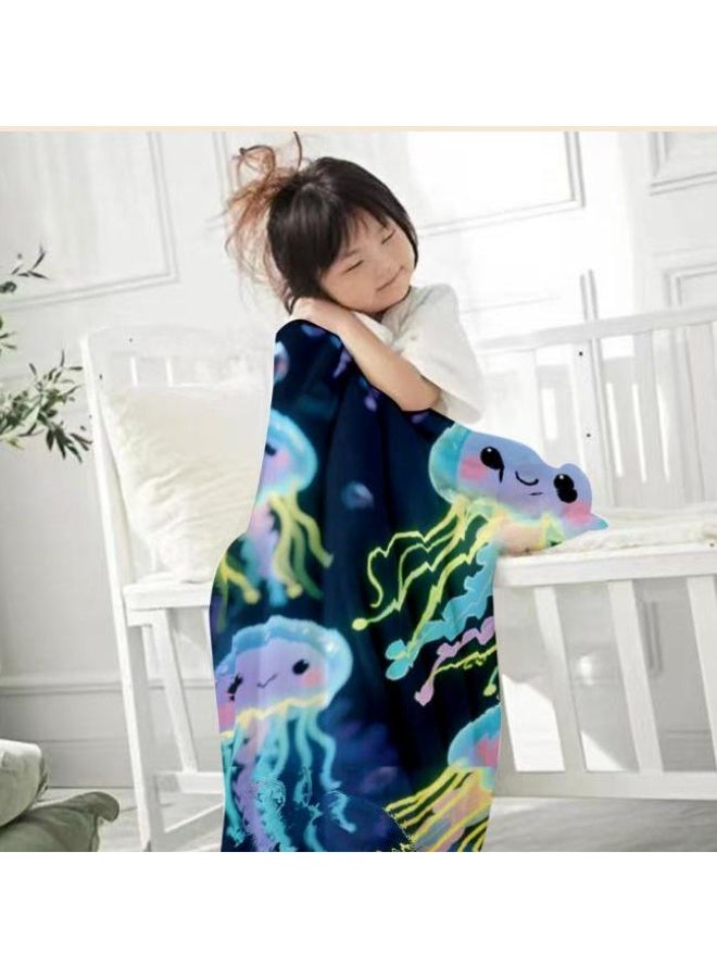 general Baby and children's cartoon flannel thin blanket (warm and comfortable, suitable for sleep, game use) 70cm*100cm - Image 2