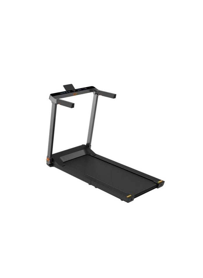 KINGSMITH - TRG1F Treadmill G1 with max. speed 12km/h, with 1.25HP brush motor, with Side Handrail | Led Display | Half Fold Design | 110Kg Max Load | Black - Image 1