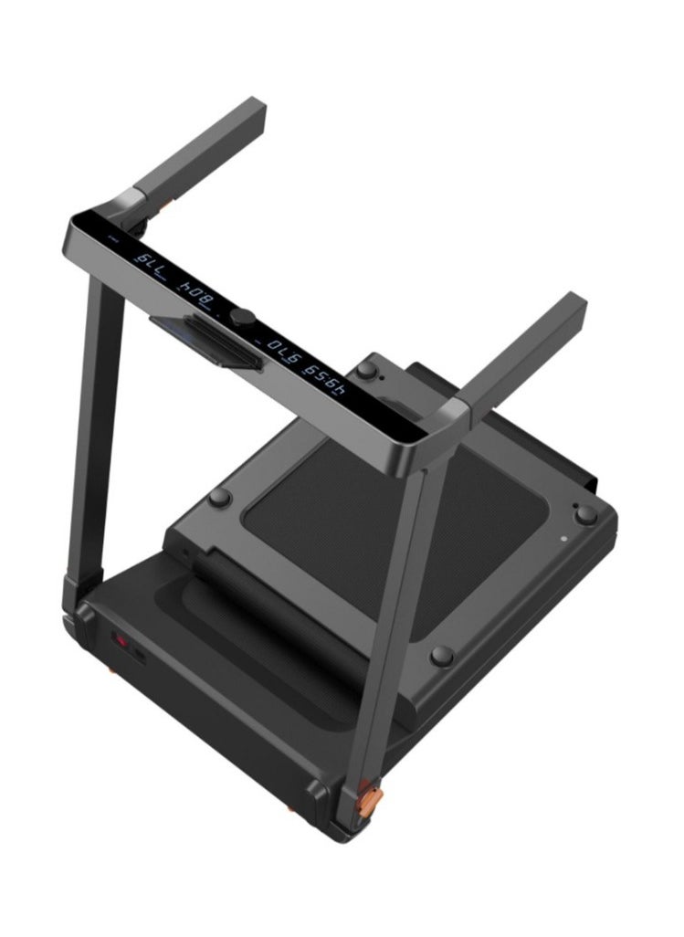KINGSMITH - TRG1F Treadmill G1 with max. speed 12km/h, with 1.25HP brush motor, with Side Handrail | Led Display | Half Fold Design | 110Kg Max Load | Black - Image 1