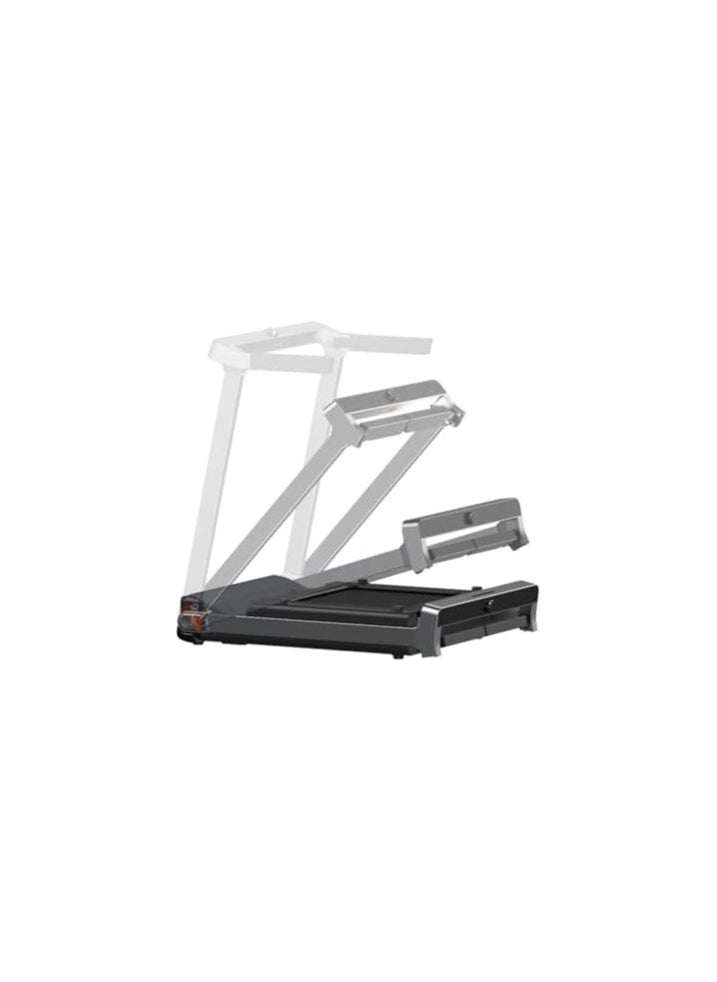 KINGSMITH - TRG1F Treadmill G1 with max. speed 12km/h, with 1.25HP brush motor, with Side Handrail | Led Display | Half Fold Design | 110Kg Max Load | Black - Image 1