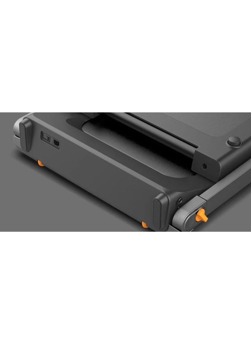 KINGSMITH - TRG1F Treadmill G1 with max. speed 12km/h, with 1.25HP brush motor, with Side Handrail | Led Display | Half Fold Design | 110Kg Max Load | Black - Image 1