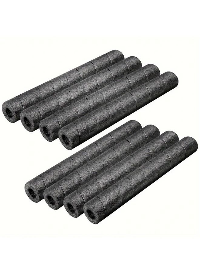 4Pcs Pipe Insulation Foam Strips 15.7inch Black Pool Protective Sleeves - Image 3