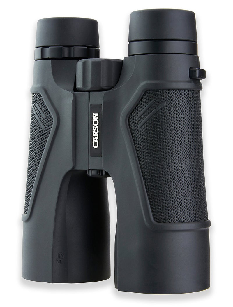 Carson 3D Series 10x50mm High Definition Compact and Waterproof Binoculars with ED Glass, Black (TD-050ED) - Image 2