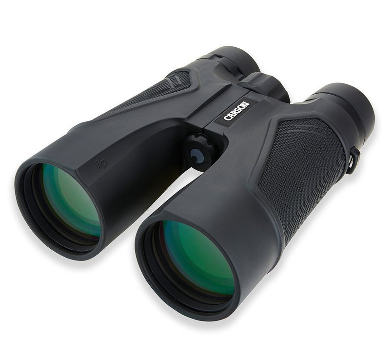 Carson 3D Series 10x50mm High Definition Compact and Waterproof Binoculars with ED Glass, Black (TD-050ED) - Image 3