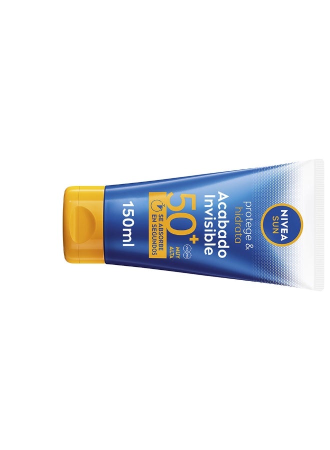 Nivea Sun Protect & Hydrate Invisible Finish Sun Lotion SPF50+ 150ml - Image 2