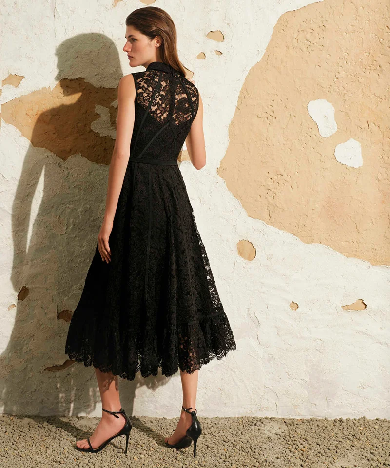 Ipekyol  Waist-Accented Lace Dress for Women | Best Price UAE