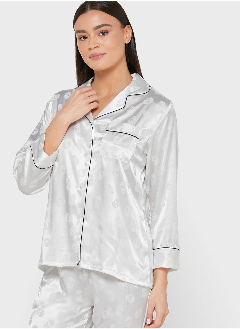 ELLA - Satin Pyjama Set - Image 1