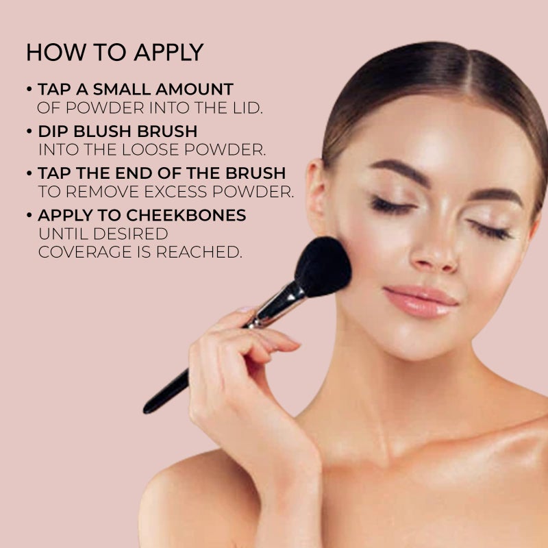 Bellapierre Mineral Blush â€“ Loose Powder Blush, Lightweight Cheek Color, Warm Dewy Finish, Talc-Free, Hypoallergenic & Non-Toxic â€“ 0.3 oz â€“ Amaretto - Image 5