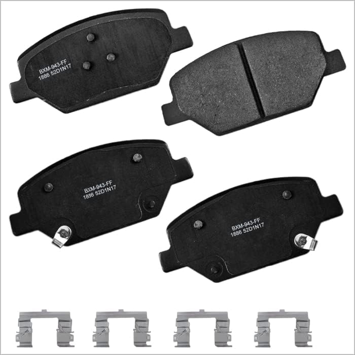 Bendix Premium SBM1886 Semi-Metallic Front Brake Pads for Select Models Buick Envision, LaCrosse, Regal Sportback, TourX, Cadillac XT4, Chevrolet Camaro, Equinox, GMC Terrain - Image 2