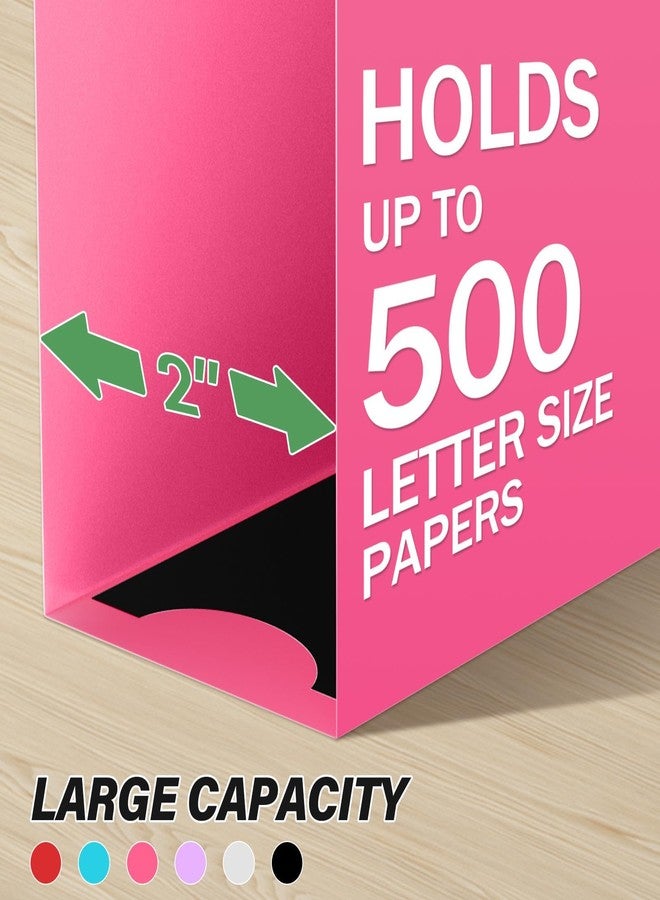 Ansook Plastic Expanding Hanging File Folders Letter Size,6 Pack Extra Capacity Hang Folder,Heavy Duty 2”Expansion,Filing Cabinet Folders,Insertable Tabs,for Office, School & Home,Assorted Colors - Image 4