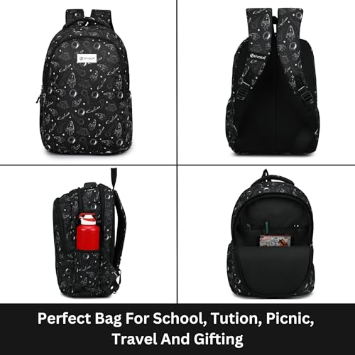 HYDER 30L Zippy Latest And Trendy Stylish Waterproof College/Casual/School Bag/Backpack For Kids, Boys, Girls, Men And Women | Best Bags For Everyday Use (Rocket) - Image 2