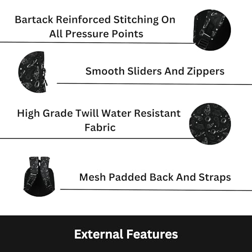 HYDER 30L Zippy Latest And Trendy Stylish Waterproof College/Casual/School Bag/Backpack For Kids, Boys, Girls, Men And Women | Best Bags For Everyday Use (Rocket) - Image 4