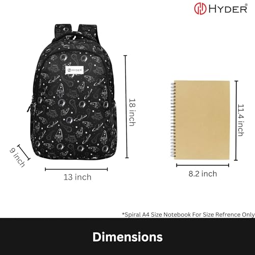 HYDER 30L Zippy Latest And Trendy Stylish Waterproof College/Casual/School Bag/Backpack For Kids, Boys, Girls, Men And Women | Best Bags For Everyday Use (Rocket) - Image 5