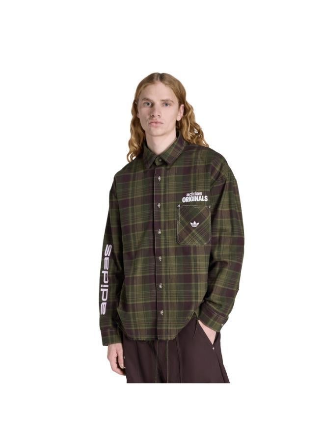 adidas Originals ORIGINALS FLANNEL LONG SLEEVE WORK SHIRT - Image 1