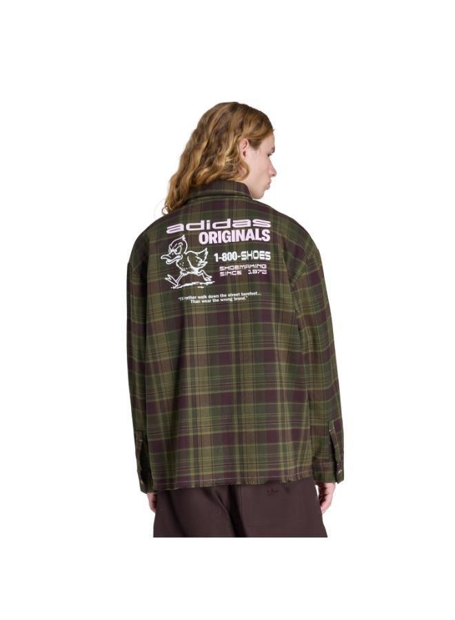 adidas Originals ORIGINALS FLANNEL LONG SLEEVE WORK SHIRT - Image 2