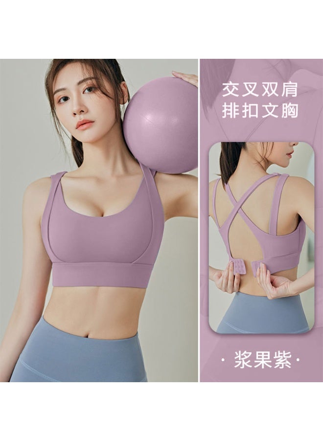 Fitness Shaping Bra Cross Shoulder Straps For A Beautiful Back High Quality Wrapping Sports Top Woman Gym  - Image 1