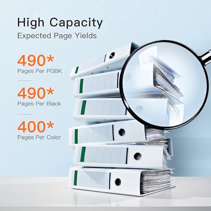 COMPATIBLE INK CARTRIDGE REPLACEMENT FOR CANON PGI-220 PGI220 CLI-221 CLI221 TO USE WITH PIXMA MX860 MX870 MP620 MP560 (2 LARGE BLACK, 2 CYAN, 2 MAGENTA, 2 YELLOW, 2 SMALL BLACK) 10 PACK - Image 3