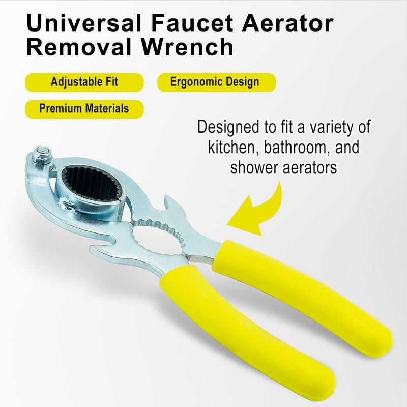 Bedalio Faucet Wrench - Aerator Removal & Replacement Tool for Kitchen & Bathroom Sinks - Image 2