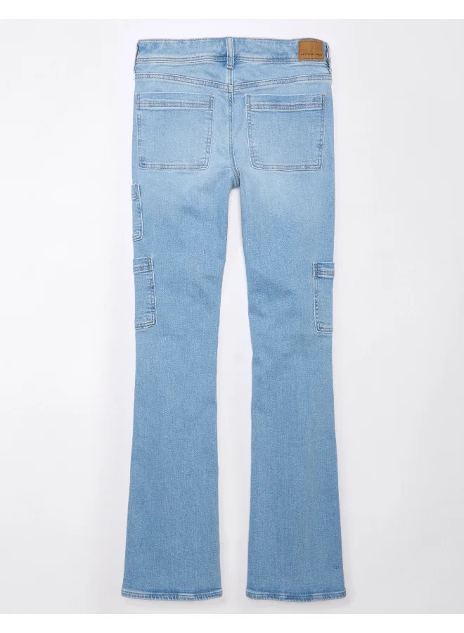 امريكان ايجل High Waist Straight Fit  Flared Jeans