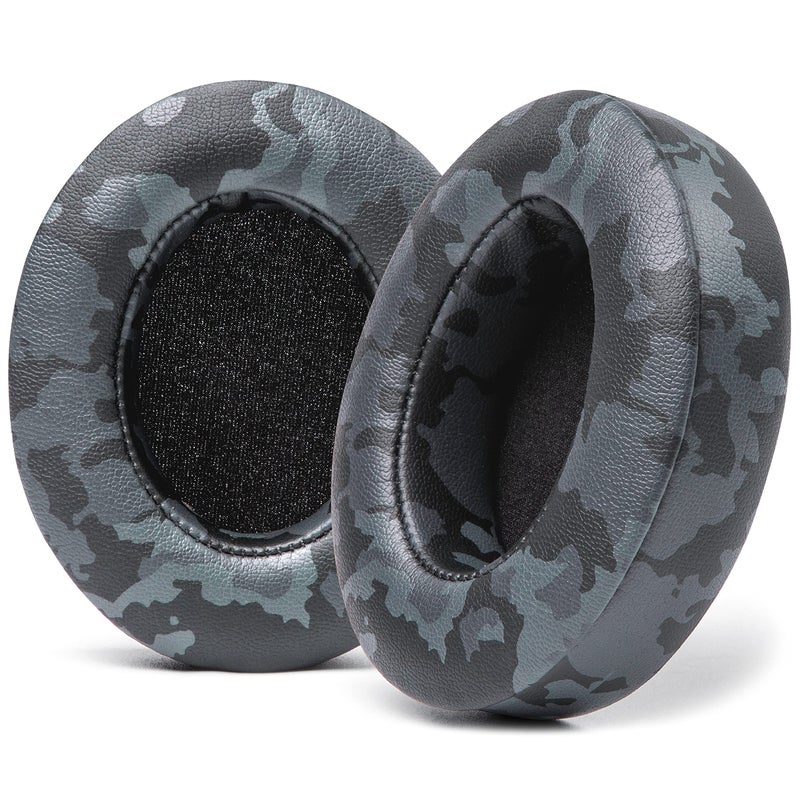 WC Wicked Cushions Replacement Ear Pads for Beats Studio 2 & 3 (B0501, B0500) Wired & Wireless | Does NOT Fit Beats Solo | Softer PU Leather, Enhanced Foam & Stronger Adhesive | Black Camo - Image 1
