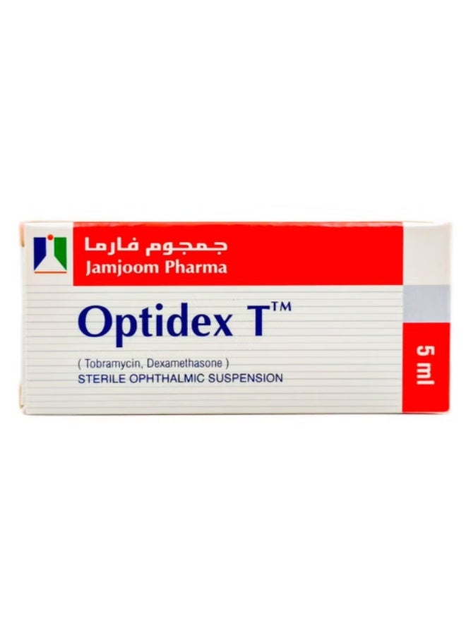 JAMJOOM PHARMA optidex t-sterile opth suspension 5ml - Image 1