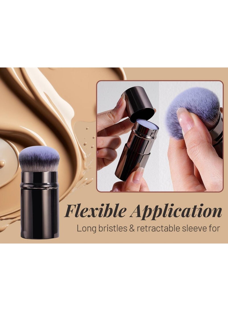 Kali Joy Luxury Beauty Blender Makeup Sponge Set – 12 Piece Foundation & Concealer Blending Sponges with Kabuki Brush & Travel Case for Flawless Smooth Application 12 pcs - Image 5