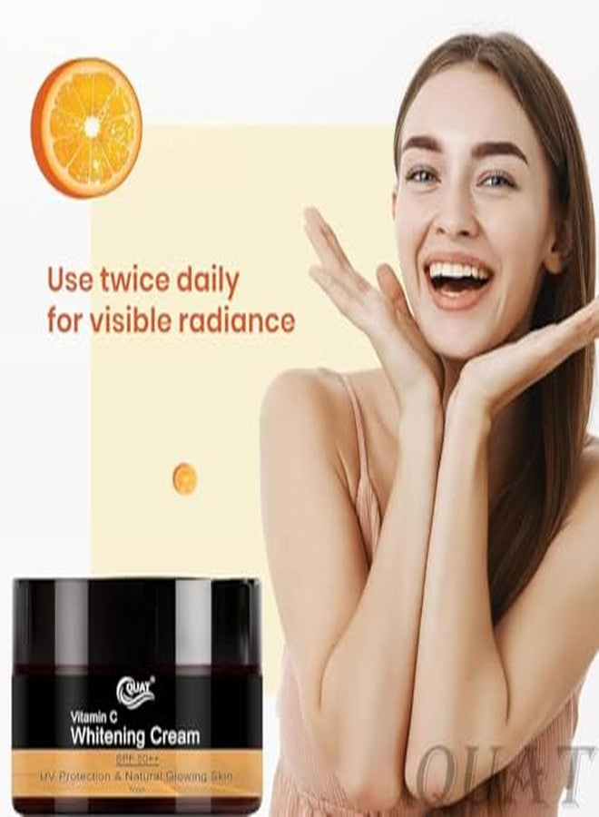 QUAT Vitamin C Cream 50g | Skin Brightening & Dark Spot Reduction | Hydrating, Glow-Boosting Moisturizer for Even Tone & Radiant, Healthy-Looking Skin - Image 5