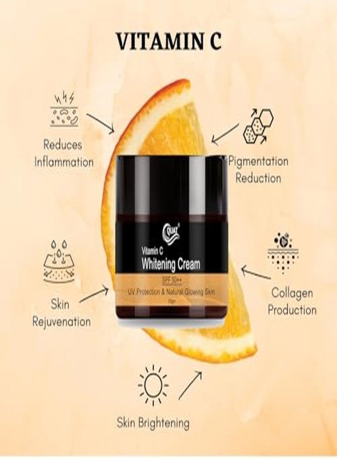 QUAT Vitamin C Cream 50g | Skin Brightening & Dark Spot Reduction | Hydrating, Glow-Boosting Moisturizer for Even Tone & Radiant, Healthy-Looking Skin - Image 3