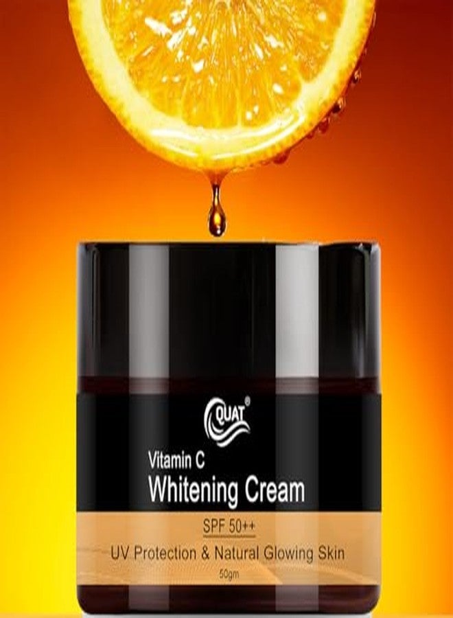 QUAT Vitamin C Cream 50g | Skin Brightening & Dark Spot Reduction | Hydrating, Glow-Boosting Moisturizer for Even Tone & Radiant, Healthy-Looking Skin - Image 1