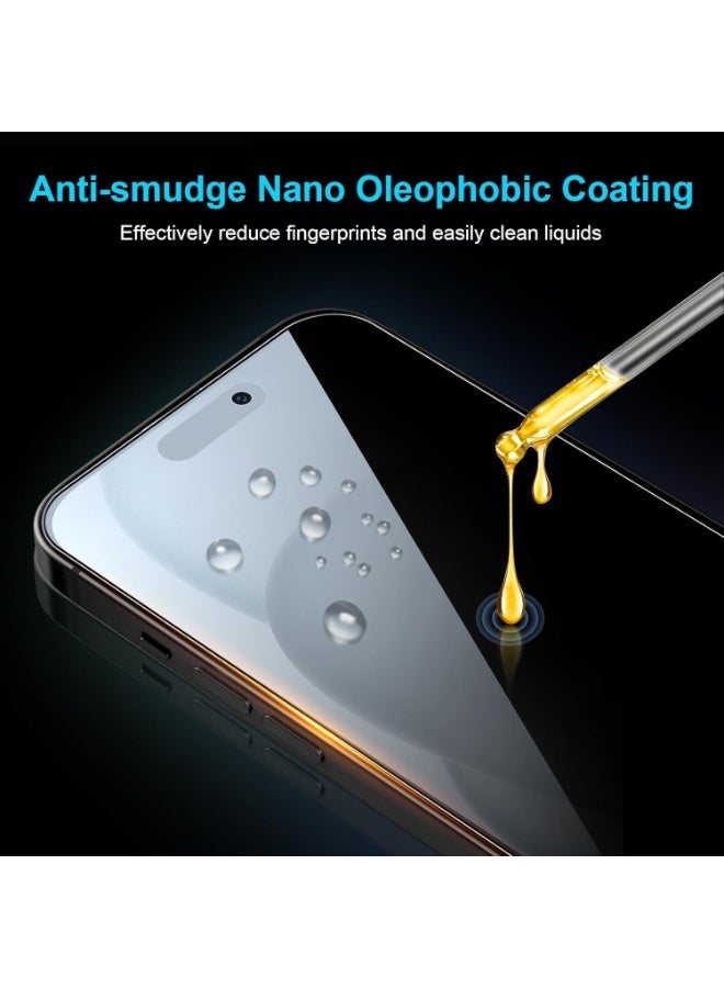 Muzz Transparent 2 Pack for iPhone 14 Plus Matte Anti-Glare Screen Protector, Anti-Reflection, Anti-Fingerprint, Smooth as Silk 9H Tempered Glass Film for Gaming Enthusiasts (iPhone 14 Plus) - Image 2