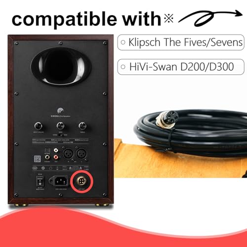 Wood Thrush 4Core PrimarySecondary Speaker Link Cable for Klipsch The FivesSevensNines HiViSwans D200D300 MasterSlave Audio Extension Wire Shielded Lossless HiFi Cable 2m3m5m8m10m 328ft - Image 3