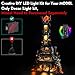 LocoLee Customized RC Light Kit Compatible with Lego Barad Dur 10333 Decor Lighting Compatible with Lego 10333 Barad Dur Eye of Sauron Dark Tower Castle ONLY Lights NO Model - Image 4