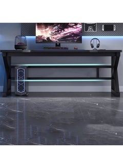 NKX Solid Carbon Fiber Computer Desk for Bedroom, Game Room, Office and Modern Business 140 CM  - Image 3